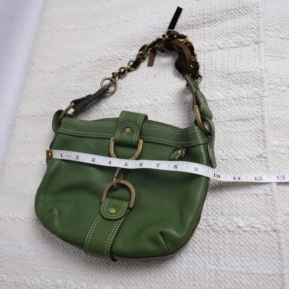 J crew Kelly green, vintage K2K handbag. Excellent condition. - Picture 8 of 11